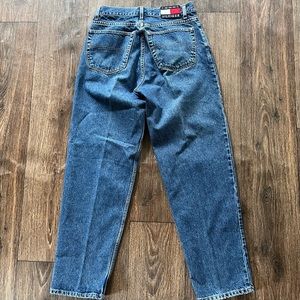 Vintage Tommy Hilfiger big flag freedom straight leg high rise denim jeans 30x30